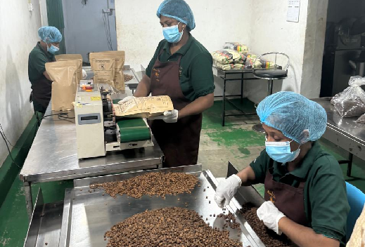 Photo 196: The IFAD SVM visited the Kiyota coffee factory, produces 6.7 MT of coffee per month, 18 July 2025